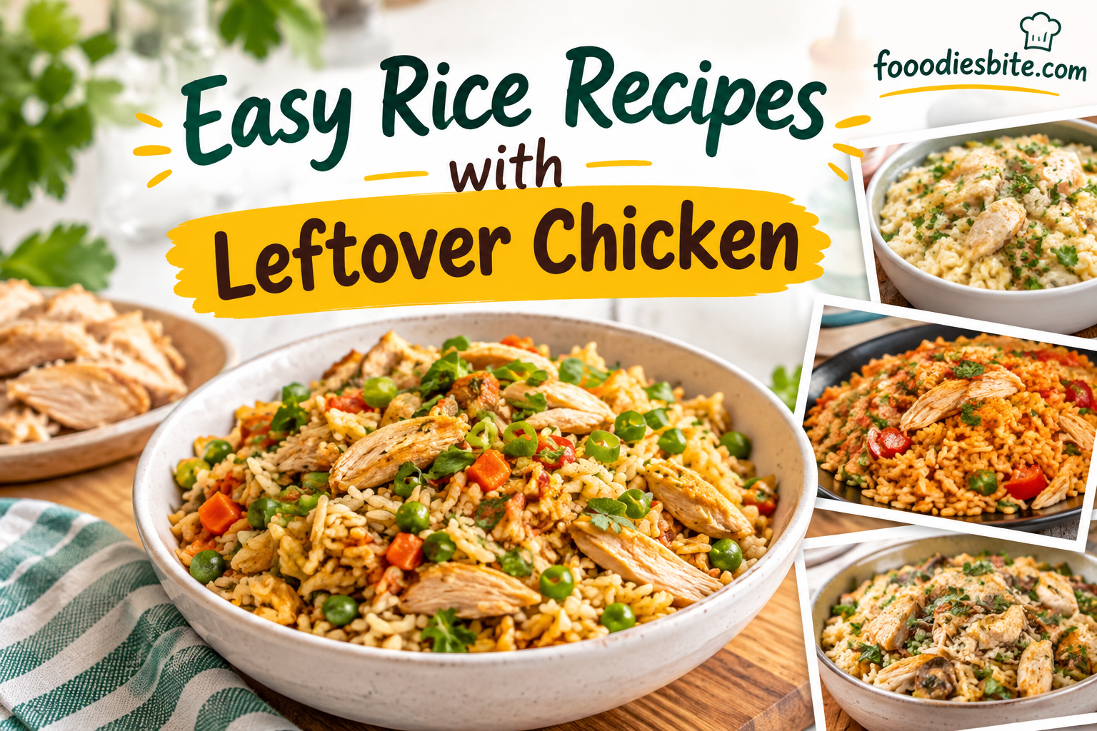 Easy Rice Recipes With Leftover Chicken: Simple, Delicious Meals for Busy Days