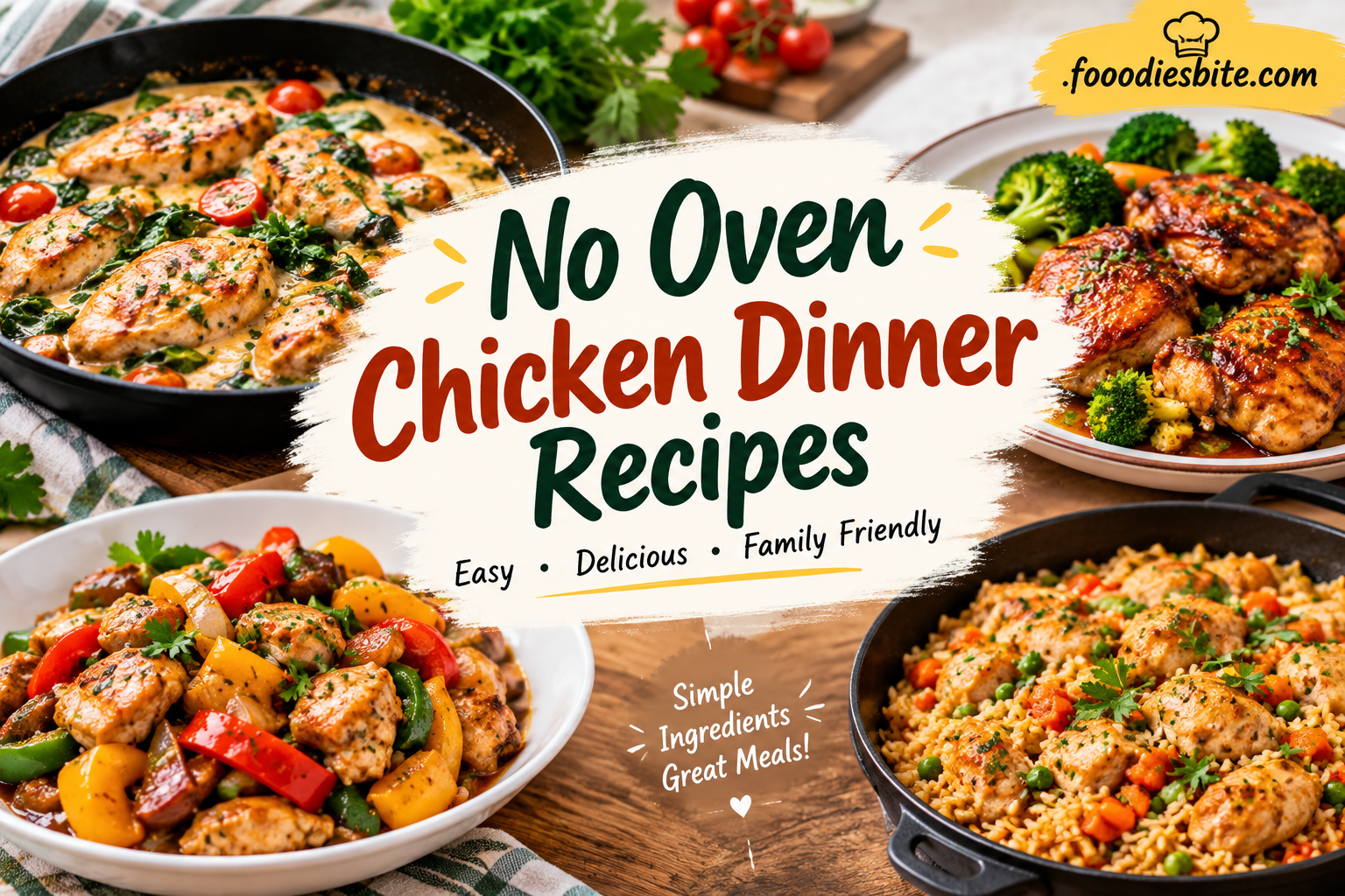 No Oven Chicken Dinner Recipes: Easy, Flavorful Meals for Busy Nights