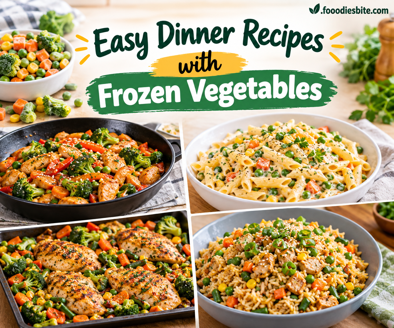Easy Dinner Recipes With Frozen Vegetables: Simple, Delicious Meals for Busy Nights