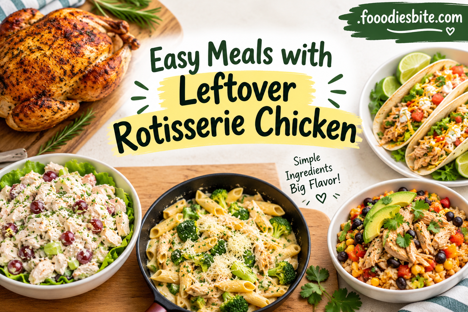 Easy Meals With Leftover Rotisserie Chicken: Simple Ideas for Busy Days