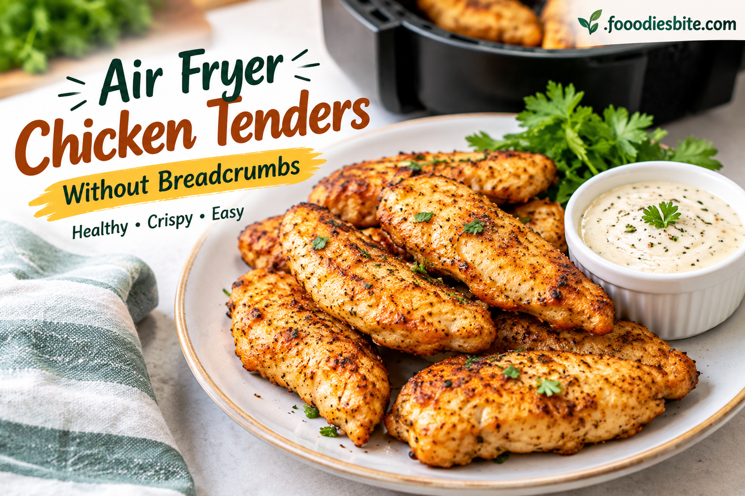 Air Fryer Chicken Tenders Without Breadcrumbs