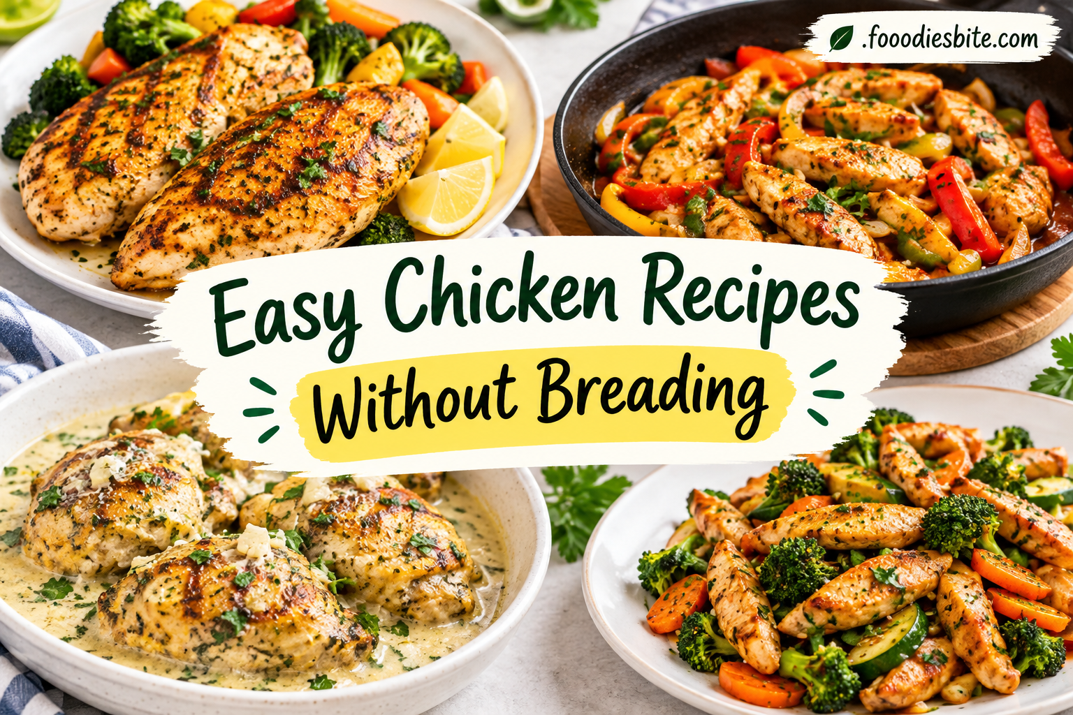 Easy Chicken Recipes Without Breading: Simple, Delicious Meals for Any Night