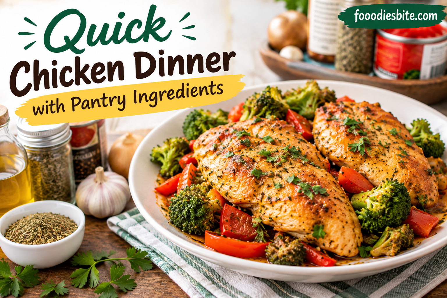 Quick Chicken Dinner With Pantry Ingredients: Easy, Flavorful Meals for Busy Nights